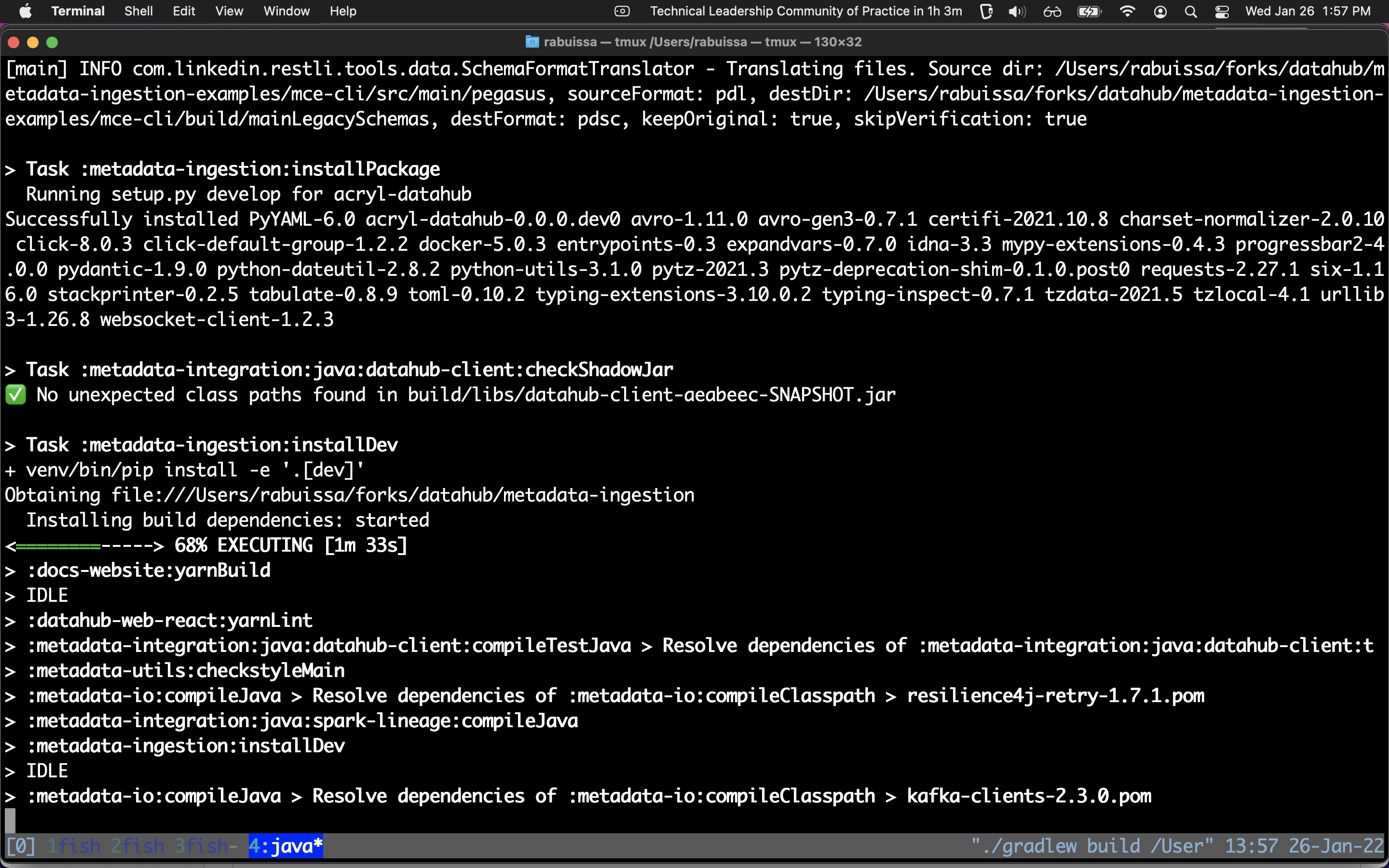 File:Screenshot from gradle build of datahub.png